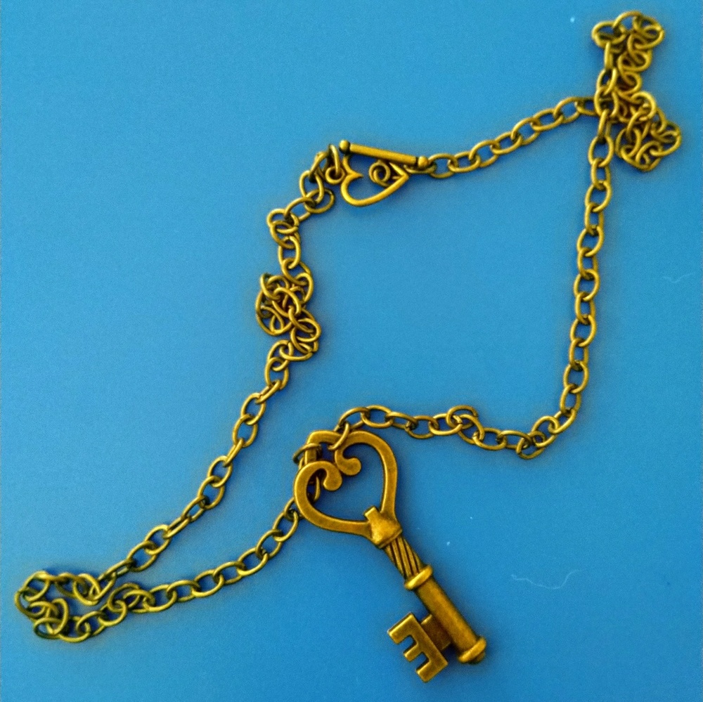 Bronze Key Necklace